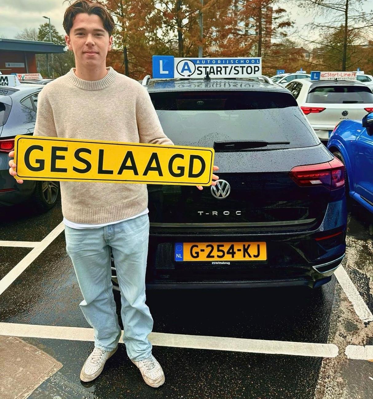 Geslaagd: Wessel